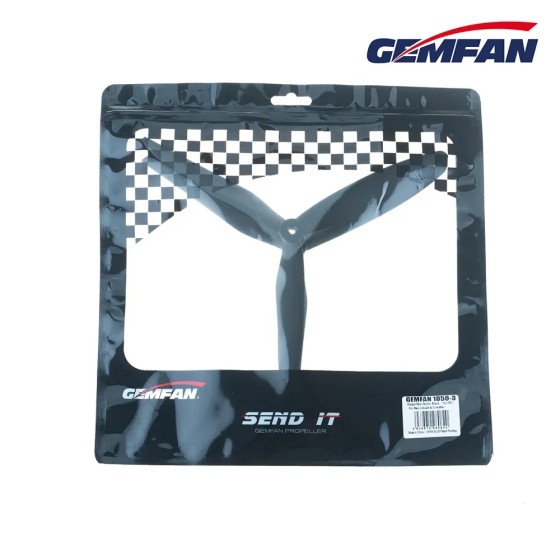 2pairs(2cw+2ccw) Gemfan 1050 10x5x3 3-blade Glass Nylon Fiber Propeller for Multirotor 10" Cinelifter Marcoquad